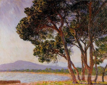  Claude Pintura - Playa en JuanlesPins Claude Monet